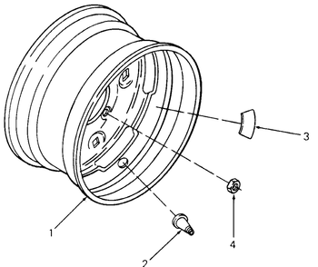 Rear Wheel Diagram and Parts List for 1860 800000-821059-140661100-141661100 Cub Cadet Lawn Tractor
